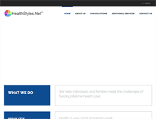 Tablet Screenshot of healthstyles.net